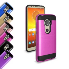 Straight Talk Motorola moto e5(XT1920D)Slim Armor Hybrid Shockproof Cover Case