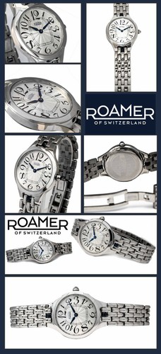 ROAMER Damenuhr Dreamline Bijoux Swiss made Edelstahl Saphirglas Modell 680 953 - Picture 3 of 6