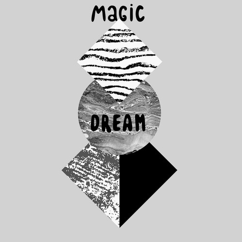 Magic-Dream Abstract geometry shapes with watercolor and grunge Unisex T-Shirt - Picture 8 of 28
