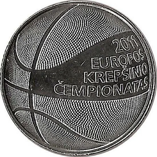 Lithuania 1 Litas 2011 "European Basketball Championship"