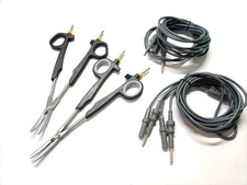 2pc Laparoscopic Biclamp Vessel Saler & Cable Best Surgical Instruments