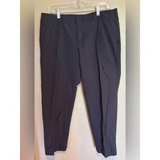 Kirkland Signature Women's Cropped Stretch Travel Pants in Black Size 12