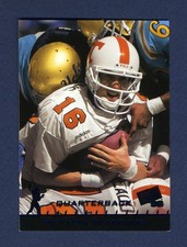 Peyton Manning Rookie Card (RC): 1998 Press Pass Pick Offs Blue #1. rookie card picture