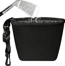 Golf Club and Golf Ball Cleaning Bag - Cleans Club Grooves Cleaner, Golf Bag