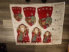 VIP Cranston Father Christmas Cut  Sew Panel NEW