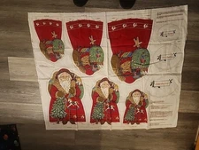 VIP Cranston Father Christmas Cut & Sew Panel NEW