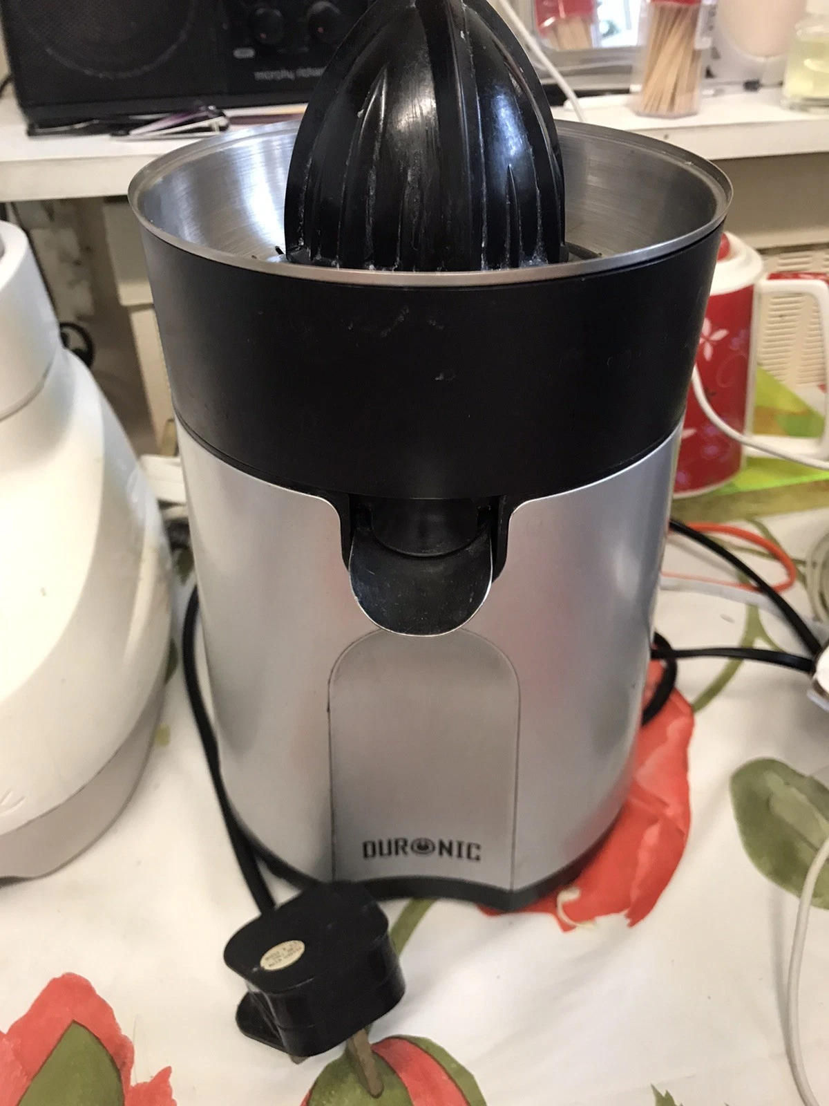 Duronic Electric Powerful Citrus Press Juicer Oranges Lemons Lime Squeezer