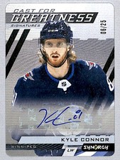 Kyle Connor 2022-23 UD Synergy Cast For Greatness Signatures Auto /25 #CGS-KC
