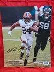 NICK CHUBB #24 HAND SIGNED AUTOGRAPHED 8X10 PHOTO CLEVELAND BROWNS FOOTBALL COA