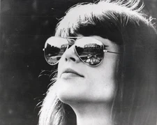 Françoise HARDY Rome RAY-BAN Photo VINTAGE 1963 Jean-Marie PÉRIER Tampon