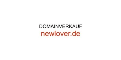 Domainverkauf     newlover.de      nur URL-keine Inhalte,kein webspace