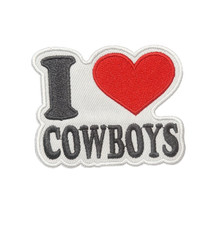 Love Cowboys Rodeo Horse Country Cowboy Patch, Iron On/Sew On