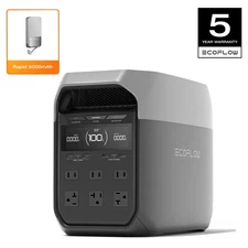 Delta 3 Portable Power Station 1024Wh Solar Generator 1800W LiFePO4 Home Backup