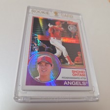 2018 Topps Chrome Silver Pack 1983 Design Shohei Ohtani #145 RC
