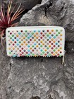 Christian Louboutin PANETTONE White Multicolor Spike Leather Clutch Wallet — photo 2