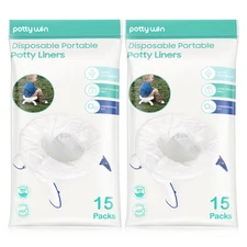 [30 Counts] Disposable Potty Liners Compatible with OXO Tot 2-In-1 Go Potty, Pot