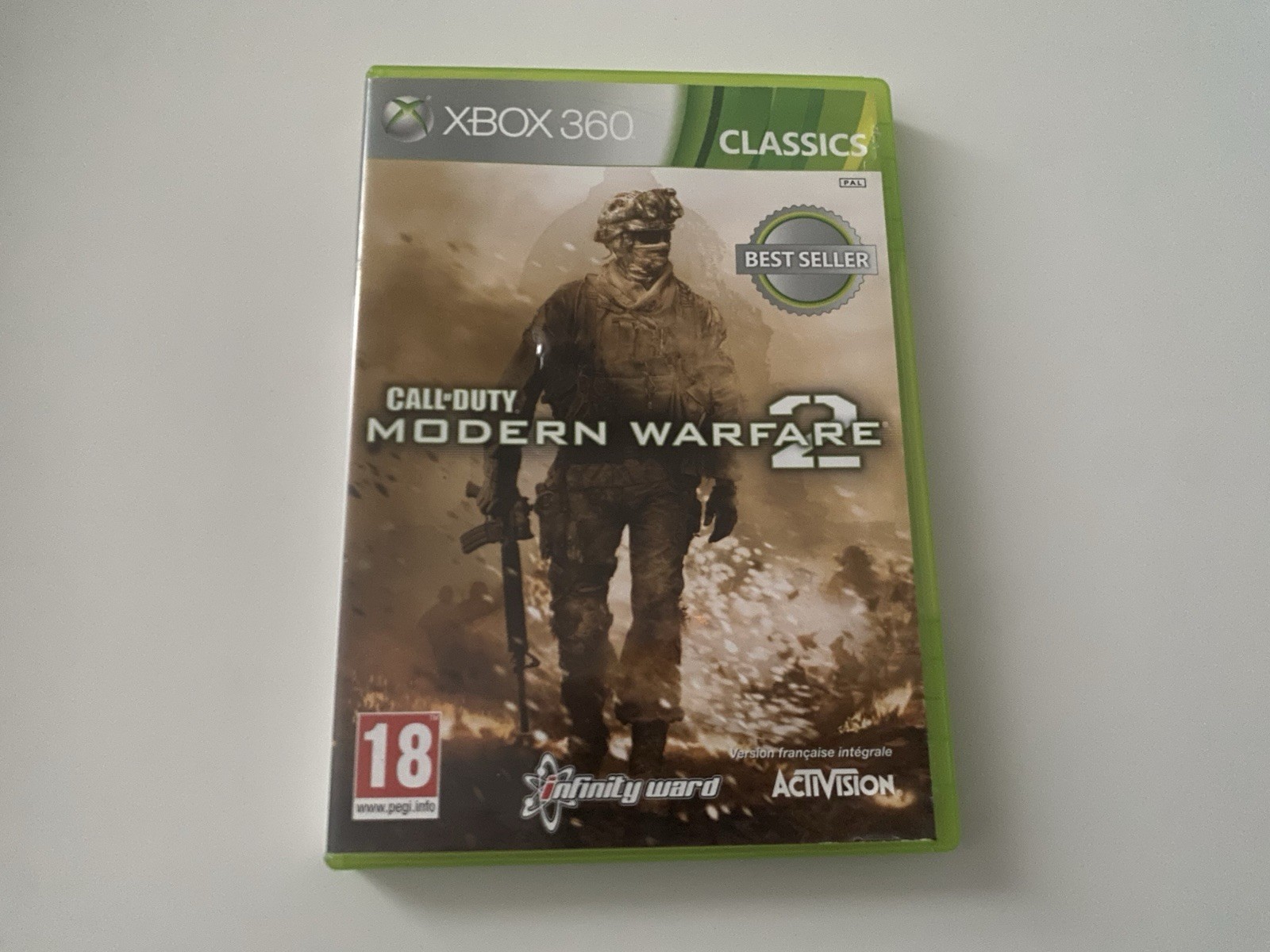 CALL OF DUTY MODERN WARFARE 2 MW2 MICROSOFT XBOX 360 EDITION CLASSICS FR NOTICE✅