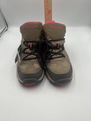 BEARPAW Womens Pine Creek Waterproof Hiking Boots Shoes TAN PINK Size 9