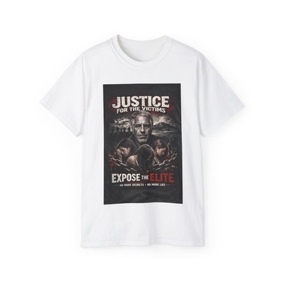 Justice for the Victims T-Shirt | Expose the Elite Graphic Tee