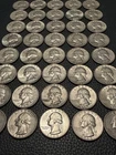 Lot of 40 Washington Quarters, 90% Silver
