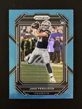2022 Panini Prizm Jake Ferguson Light Blue Prizm Rookie Card. Pack Fresh ???. rookie card picture