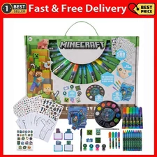 Creative Kids Art Set for Coloring, Painting, and Mine craft Crafts