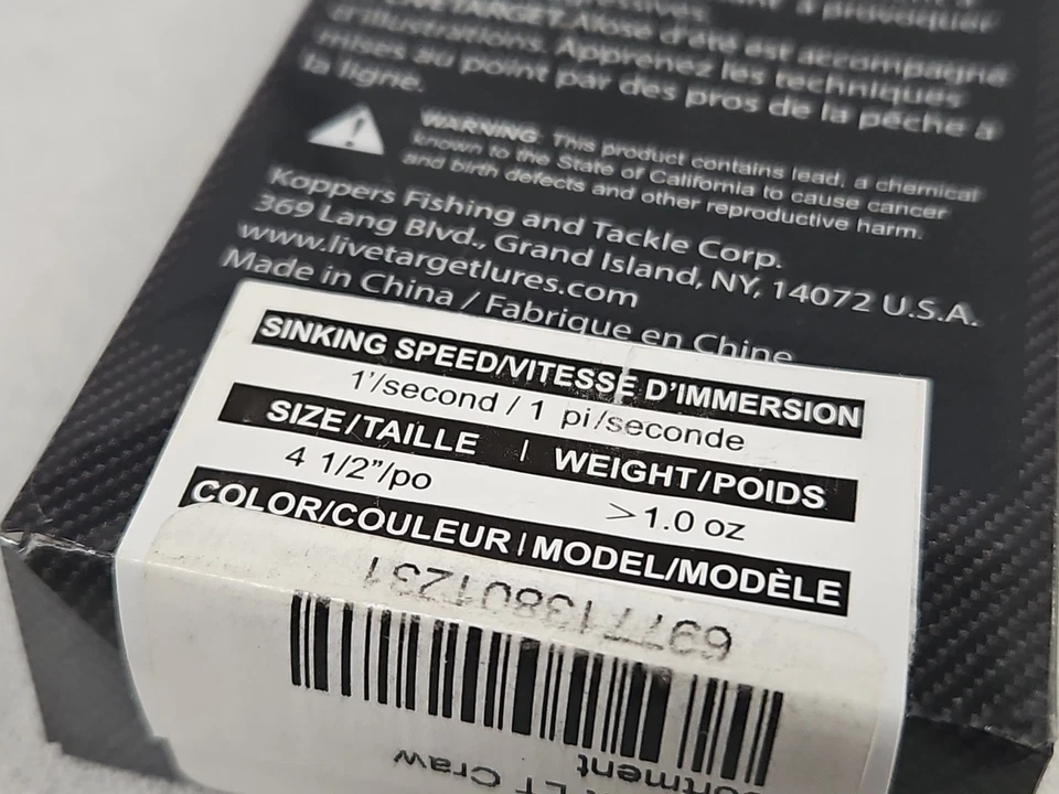 Descontinuado 4 1/2" Live Target BLUEBACK ARENQUE Cebo de hundimiento rápido--¡NUEVO!!! Foto 2 de 2