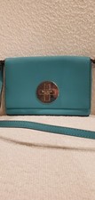 Kate Spade Small Leather Crossbody Purse Turquoise Teal