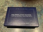 2019 Pride of Two Nations 2 Coin Set with Original  Box & COA - Mint Condition