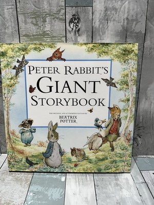 Peter Rabbit's Giant Storybook by Beatrix Potter 2000, Hardcover Easter NEW