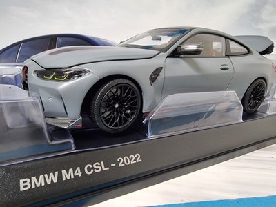 NEW MINICHAMPS BMW MINIATURE M4 CSL G82 BROOKLYN GREY 1:18