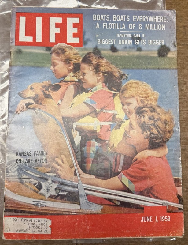 1959 Life June 1 - Kansas family; Jimmy Hoffa Teamsters; New York Yankees; Novak
