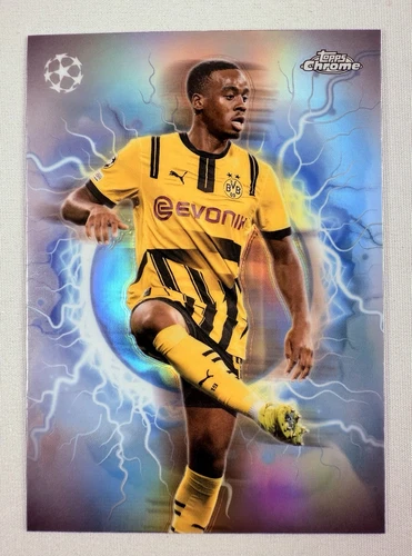 Jamie Bynoe-Gittens 2024-25 Topps Chrome UEFA High Voltage Refractor #CP-3 SP