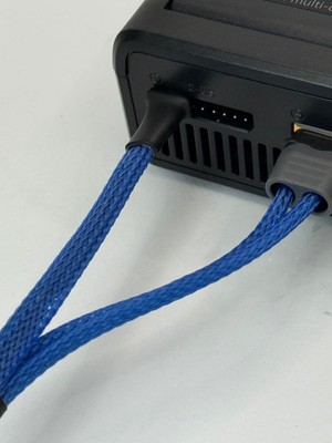 SHRC SH0824-BL QUICK DRAW BULLET CABLE 50CM BLUE