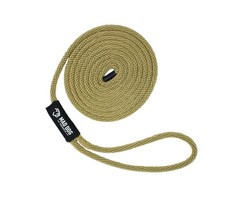 5/8" x 20' Jute Dock Line - Solid Braid Nylon, UV Resistant, Made in USA