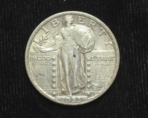 HS&C: 1923 Standing Liberty Quarter AU - US Coin