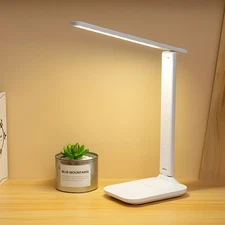 6000mAh LED Lampe de bureau rechargeable réglable tactile pliable étude de lecture lumière U