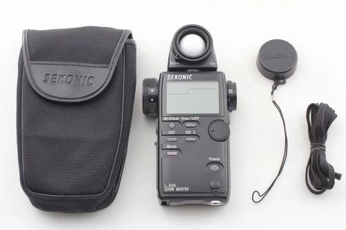 [N MINT w/ Case] Sekonic L-508 Zoom Master Digital Light Exposure Meter JAPAN