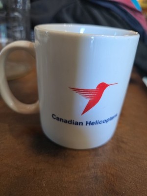 Vintage Canadian Helicopter CHC Coffee Mug