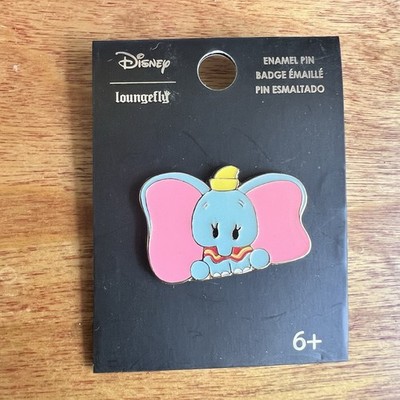 NEW! Disney Loungefly Chibi Dumbo Sitting Pin Big Ears Boxlunch Exclusive