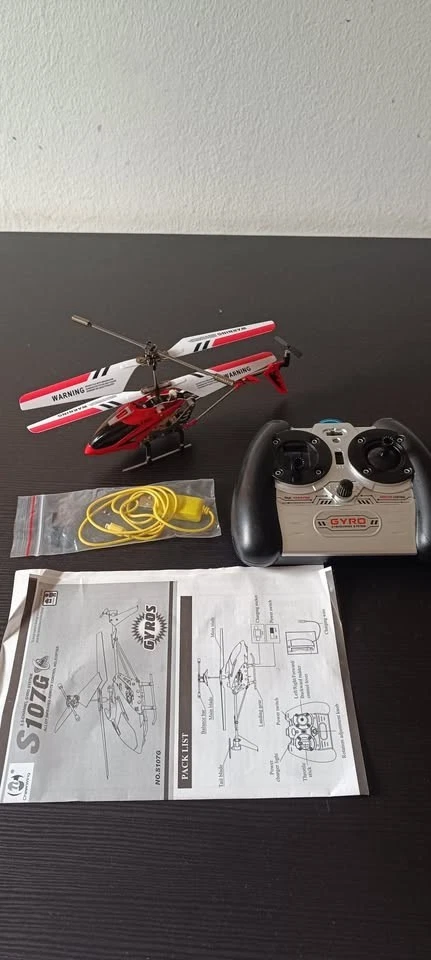 Mini elicottero S107G 3.5 Canali Syma in metallo originale - Immagine 2 di 4