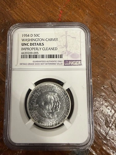 1954-D Washington Carver Commemorative — photo from the most recent tracked eBay sale
