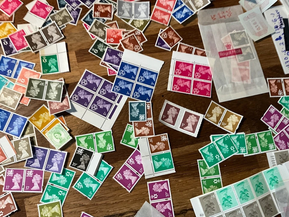 GB Definitive Machin Collection MNH gran lote pares individuales bloques n116 Foto 2 de 4