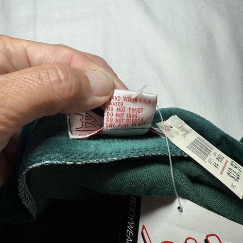 Bodywear bi Energie vintage anni 90 velluto verde manica lunga nuovo con etichette fondo di magazzino - Foto 4 di 6
