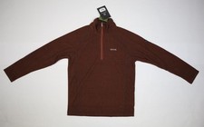 Regatta Montes Pullover Mens Large Brown Sahara Black Half Zip Fleece Outdoors