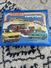 Vintage Matchbox 24 Car Carry Case Blue 1978 Lesney with Trays, 24 Vintage Cars