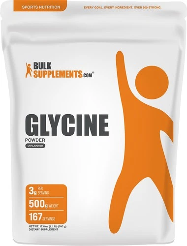 BulkSupplements Glycine Powder - 3g per Serving