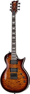 ESP LTD EC-1000 Evertune Electric Guitar - Dark Brown Sunburst