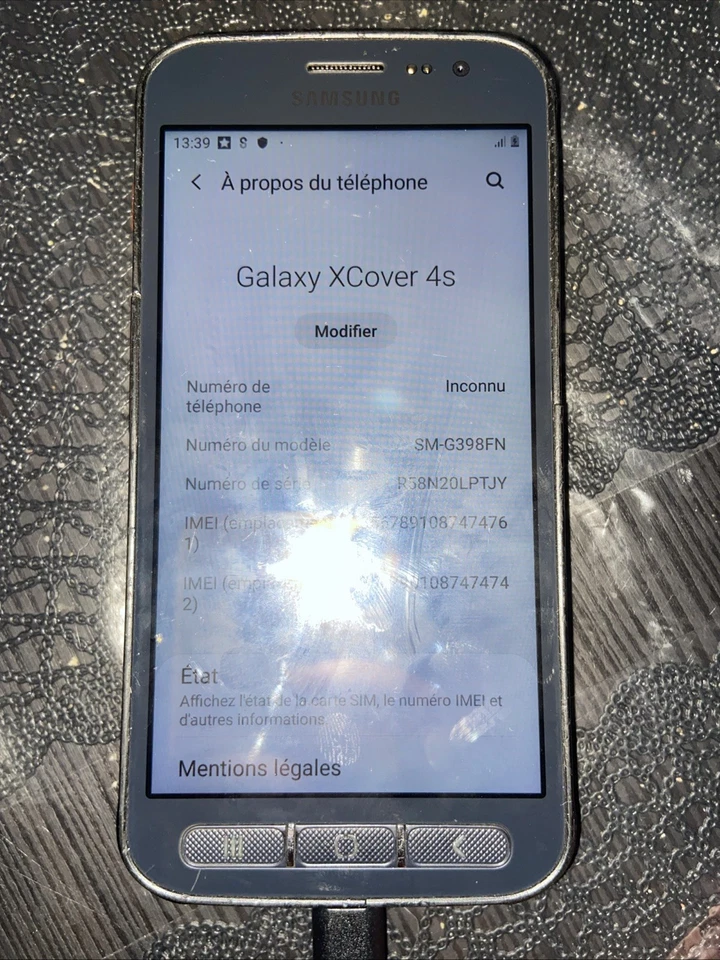 Samsung Galaxy Xcover 4S SM-G398FN/DS - 32 Go - Noir (Désimlocké) (Double SIM), photo 2 sur 5