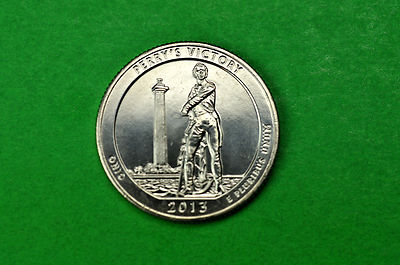 perry様3点 2013-D BU Mint State ( Perry's Victory) US National Park Quarter